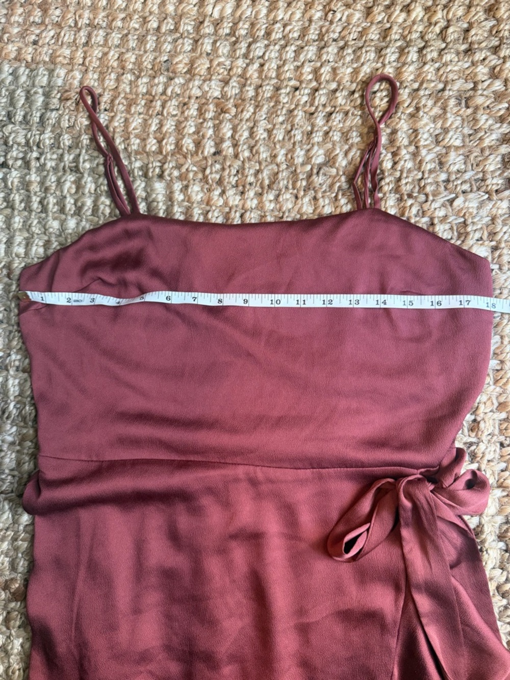Express Rust Brown Spaghetti Strap Dress - Picture 5 of 5